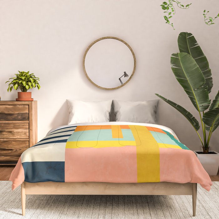 trees with tropical sun Comforter Gallery Image 3