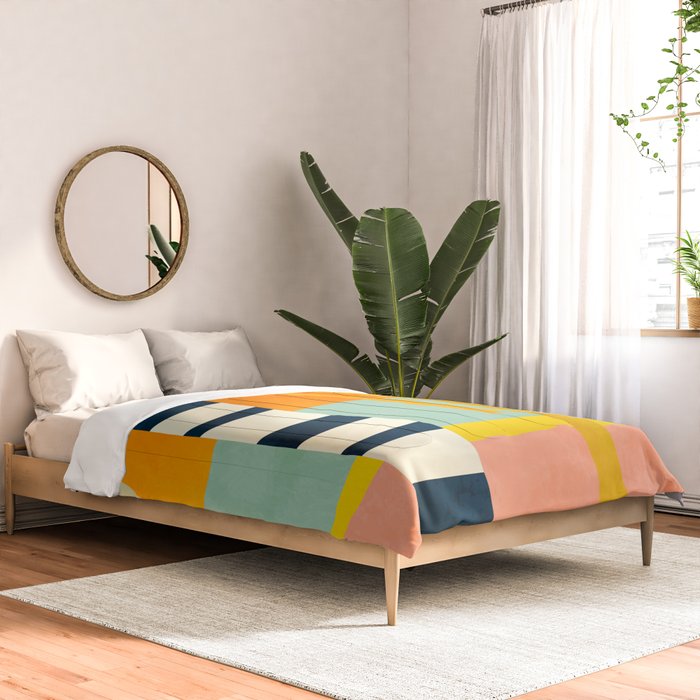 trees with tropical sun Comforter Gallery Image 2