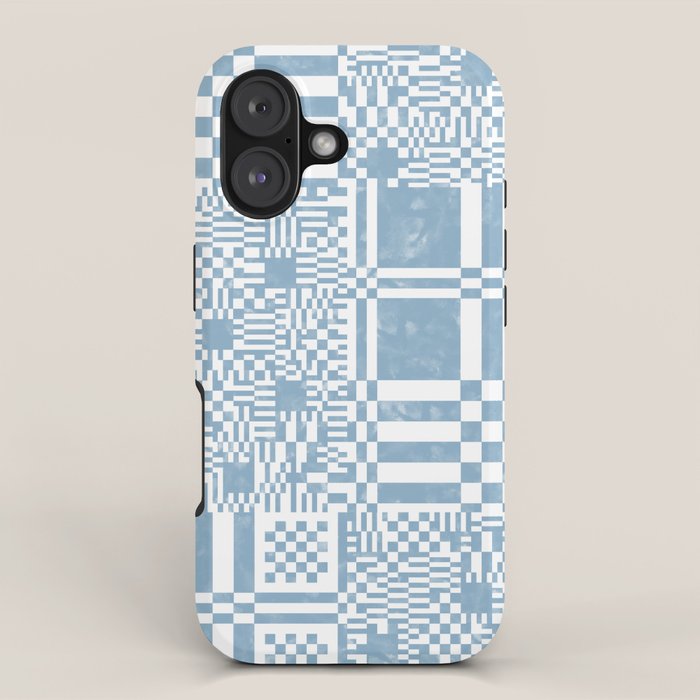 Retro Checkered Squares B iPhone Case Gallery Image 1
