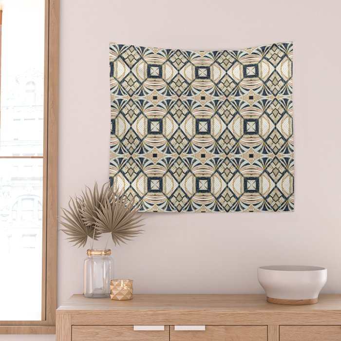Mosaic marbled art deco II Wall Tapestry Gallery Image 2