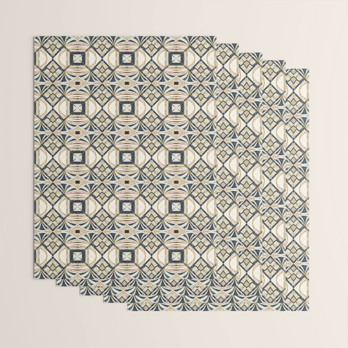 Mosaic marbled art deco II Wrapping Paper Gallery Image 3