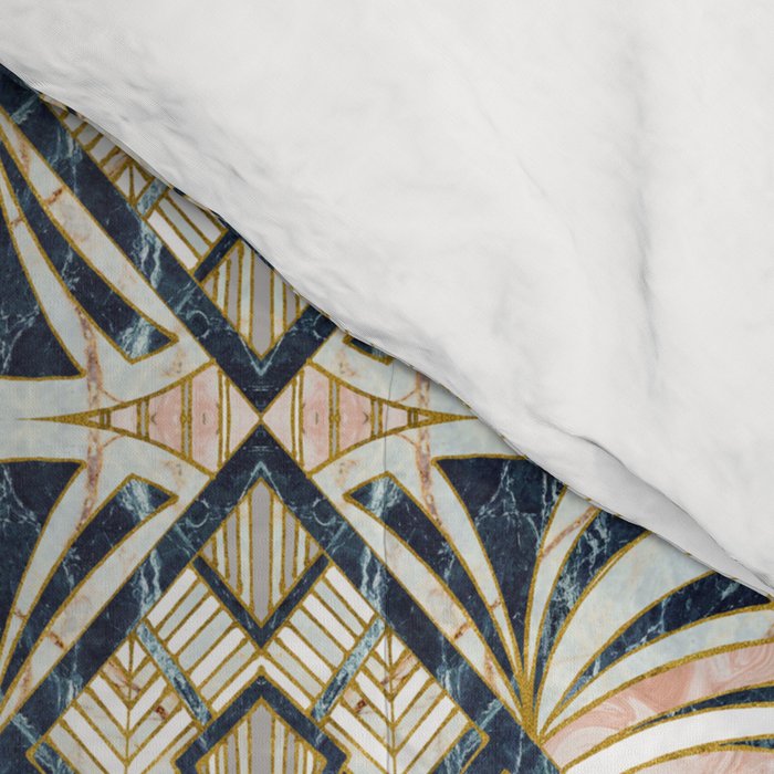 Mosaic marbled art deco II Comforter Gallery Image 4