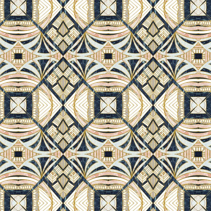 Mosaic marbled art deco II Coffee Mug Gallery Image 2