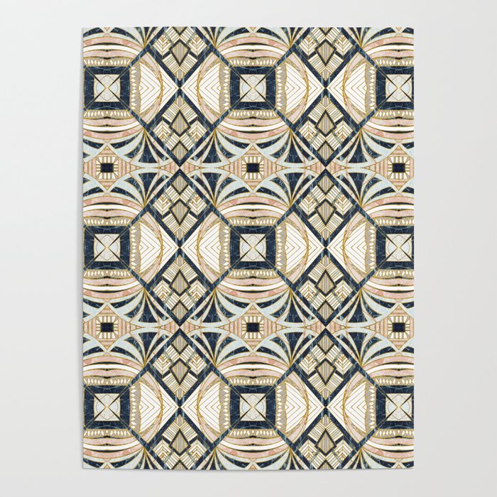 Mosaic marbled art deco II Poster Gallery Image 4