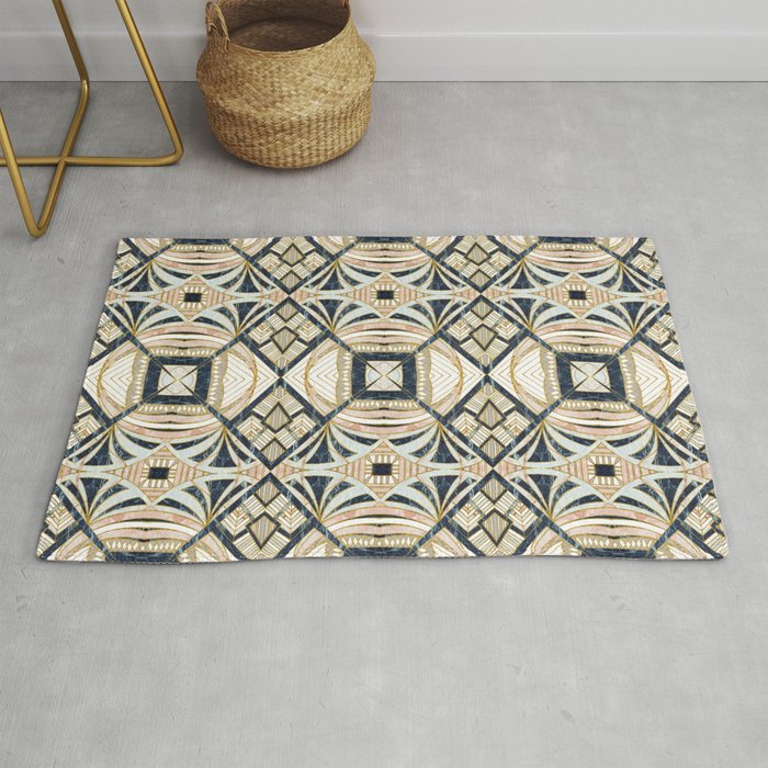 Mosaic marbled art deco II Rug Gallery Image 1