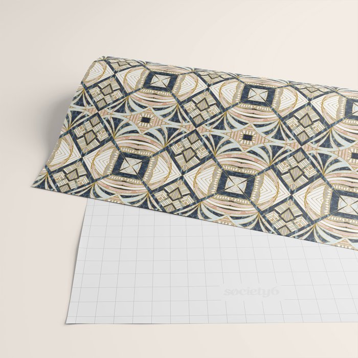 Mosaic marbled art deco II Wrapping Paper Gallery Image 2