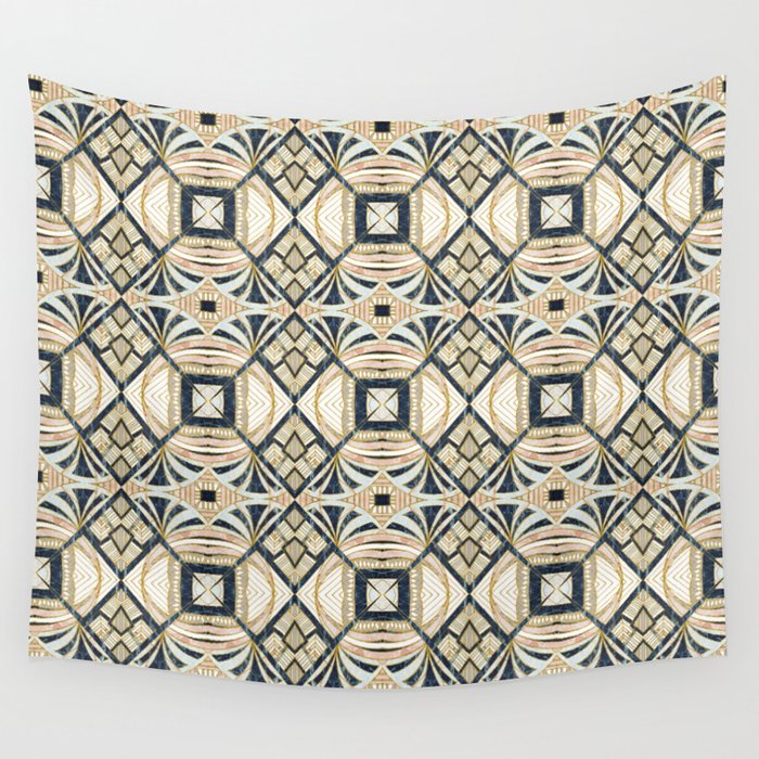 Mosaic marbled art deco II Wall Tapestry Gallery Image 4