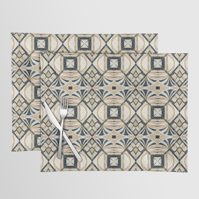 Mosaic marbled art deco II Placemat Gallery Image 1