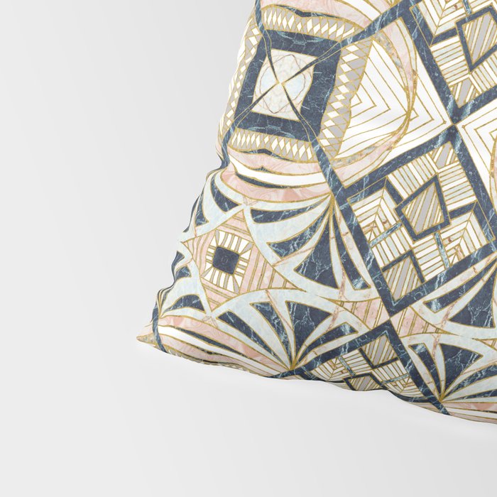 Mosaic marbled art deco II Pillow Sham Gallery Image 4