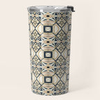 Mosaic marbled art deco II Travel Mug Gallery Image 2
