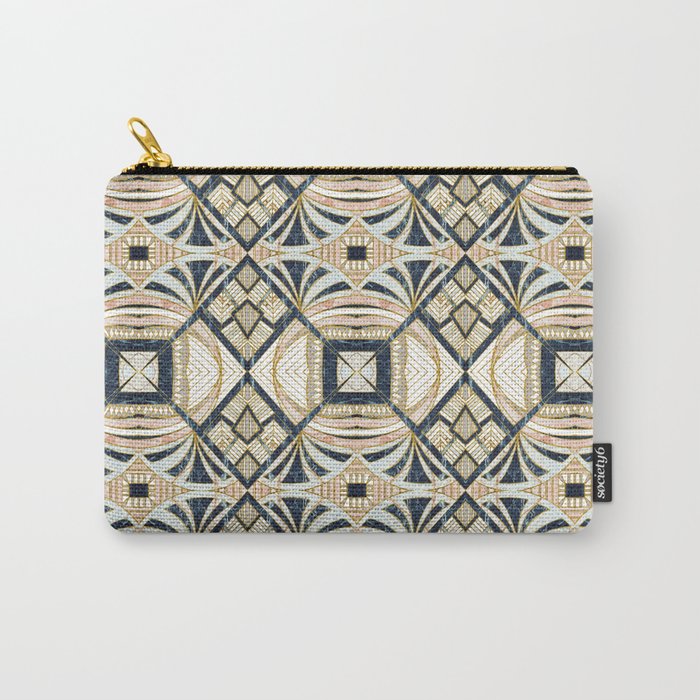 Mosaic marbled art deco II Carry All Pouch Gallery Image 1