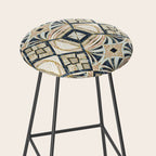 Mosaic marbled art deco II Stool Gallery Image 2