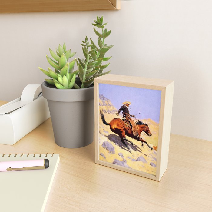 The Cowboy Western Art by Frederic Remington Mini Art Print Gallery Image 2