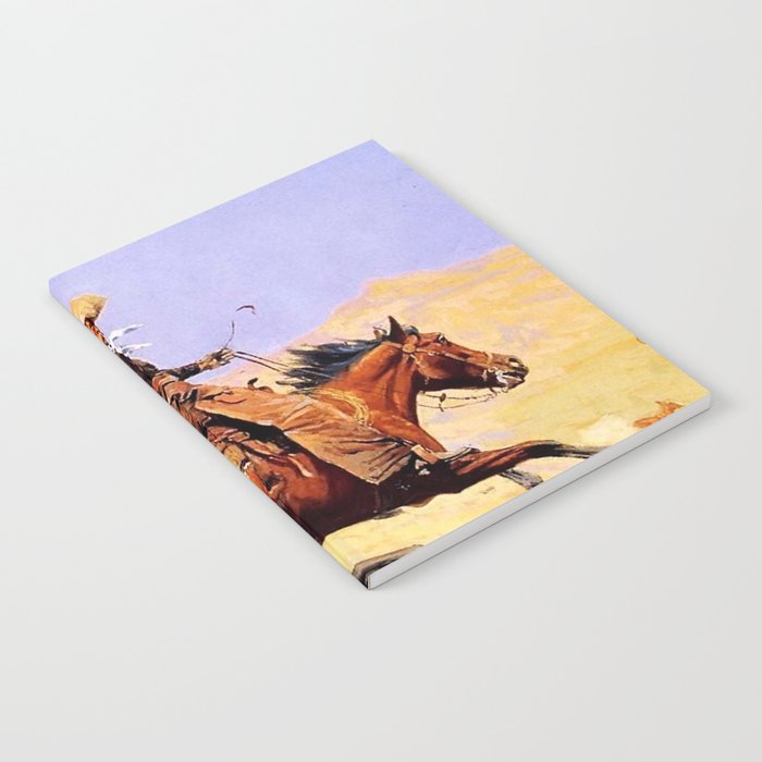 The Cowboy Western Art by Frederic Remington Notebook Gallery Image 1