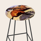 The Cowboy Western Art by Frederic Remington Stool Gallery Image 2