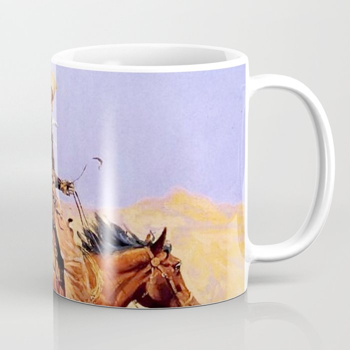 The Cowboy Western Art by Frederic Remington Coffee Mug Gallery Image 1