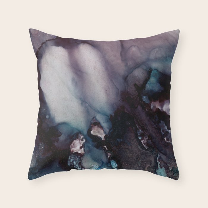 Vivid Abstract Throw Pillow Gallery Image 1