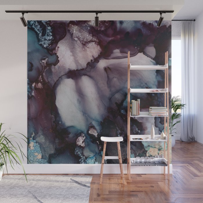 Vivid Abstract Wall Mural Gallery Image 1