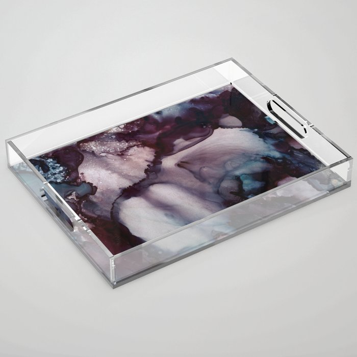 Vivid Abstract Acrylic Tray Gallery Image 1