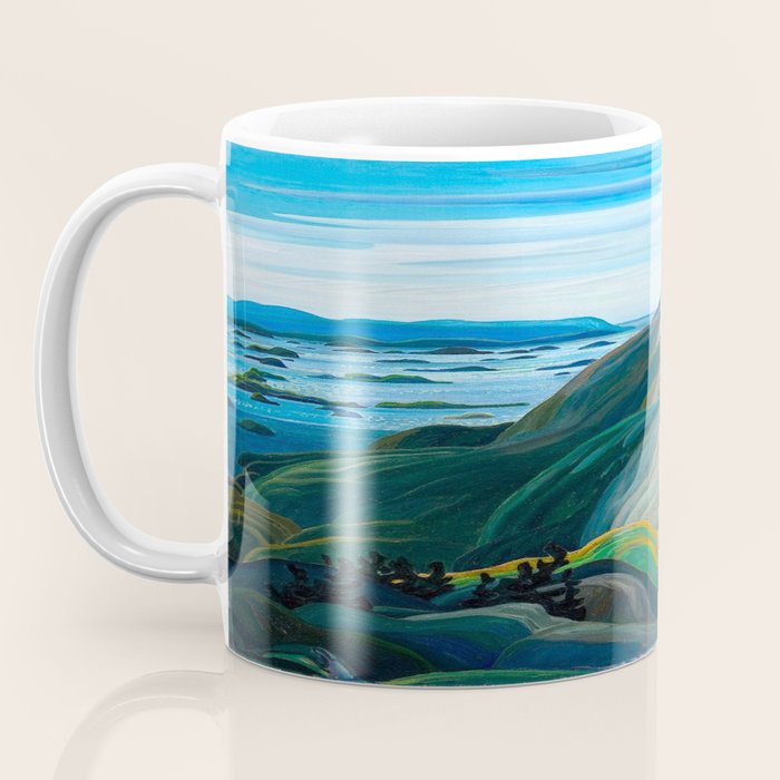 Canadian Landscape Franklin Carmichael Art Nouveau Post-Impressionism Coffee Mug Gallery Image 3