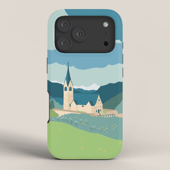 Italy, a church in the Alps iPhone Case Gallery Image 3
