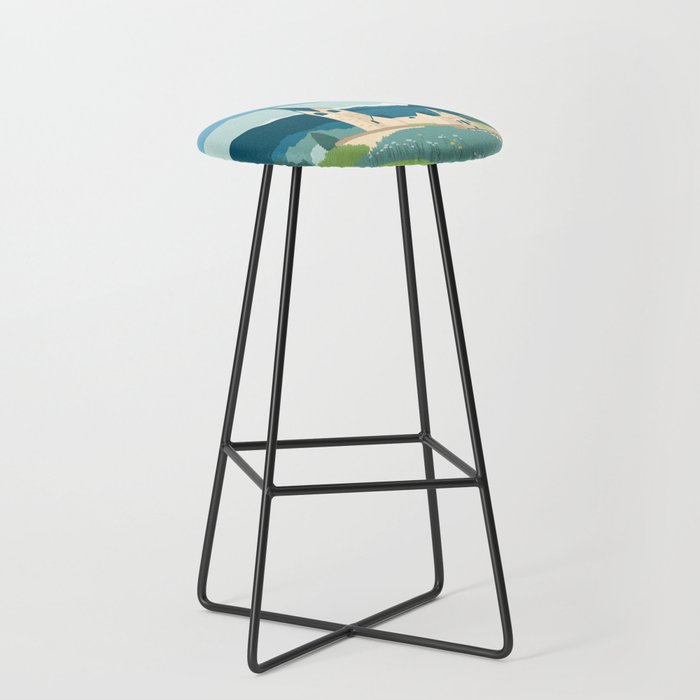 Italy, a church in the Alps Stool Gallery Image 1