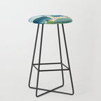 Italy, a church in the Alps Stool Gallery Image 1