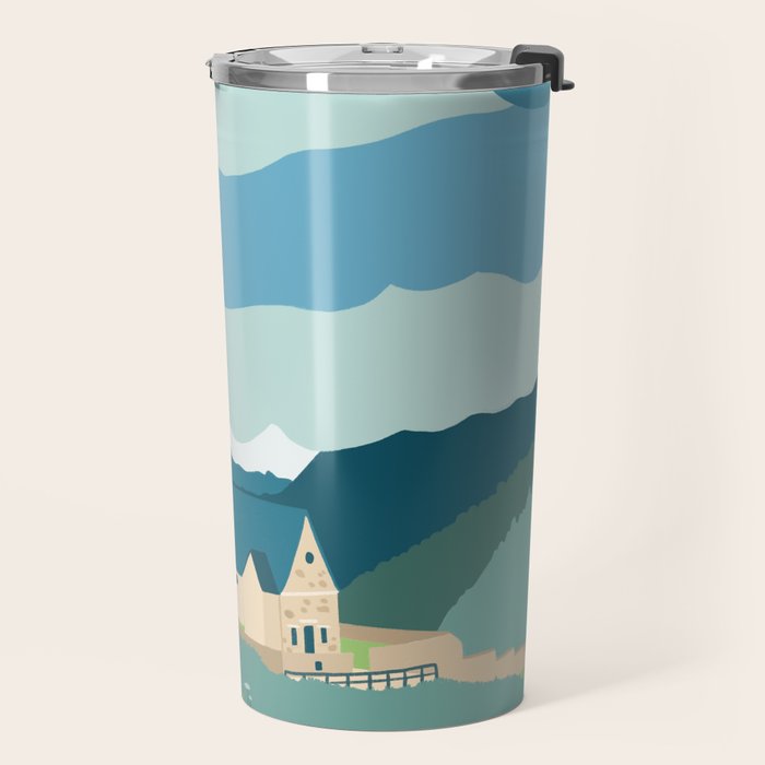 Italy, a church in the Alps Travel Mug Gallery Image 2