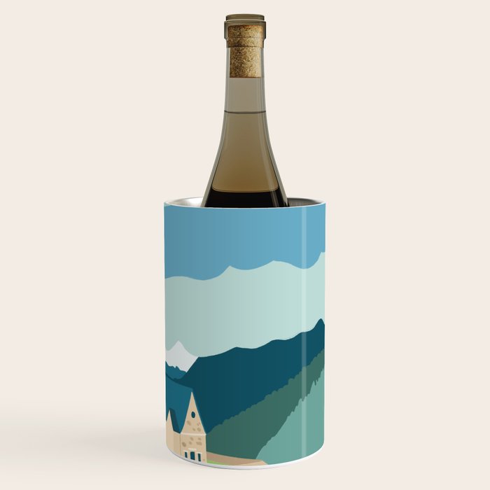 Italy, a church in the Alps Wine Chiller Gallery Image 3