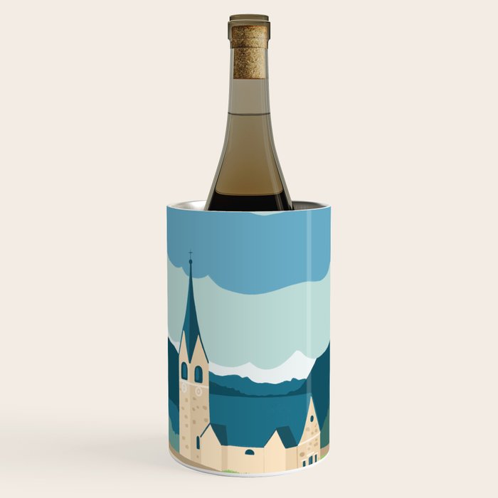 Italy, a church in the Alps Wine Chiller Gallery Image 1