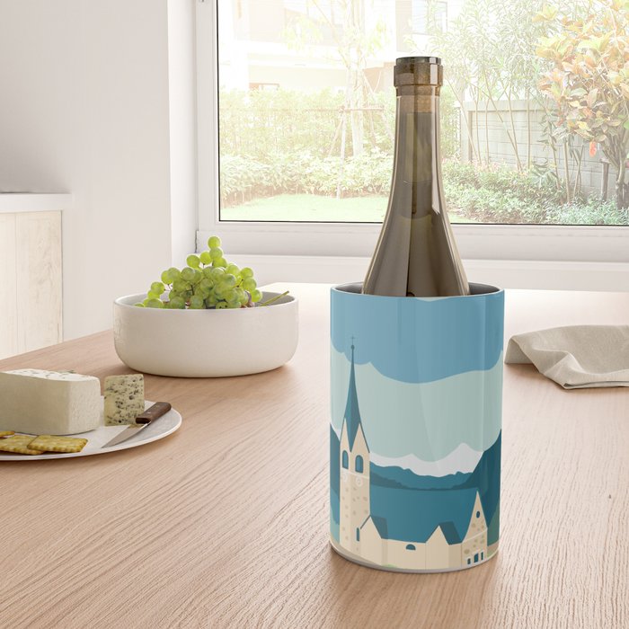 Italy, a church in the Alps Wine Chiller Gallery Image 4