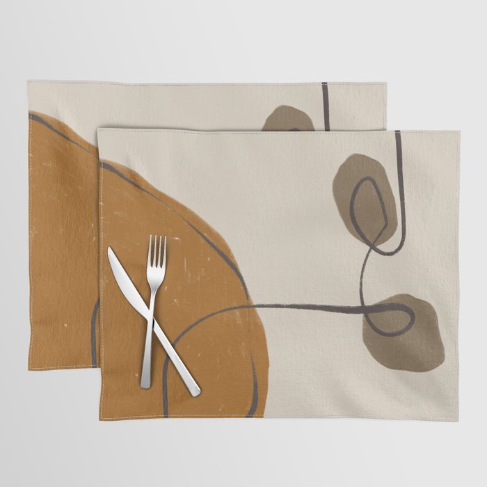 Modern Abstract Shapes #11 Placemat Gallery Image 1