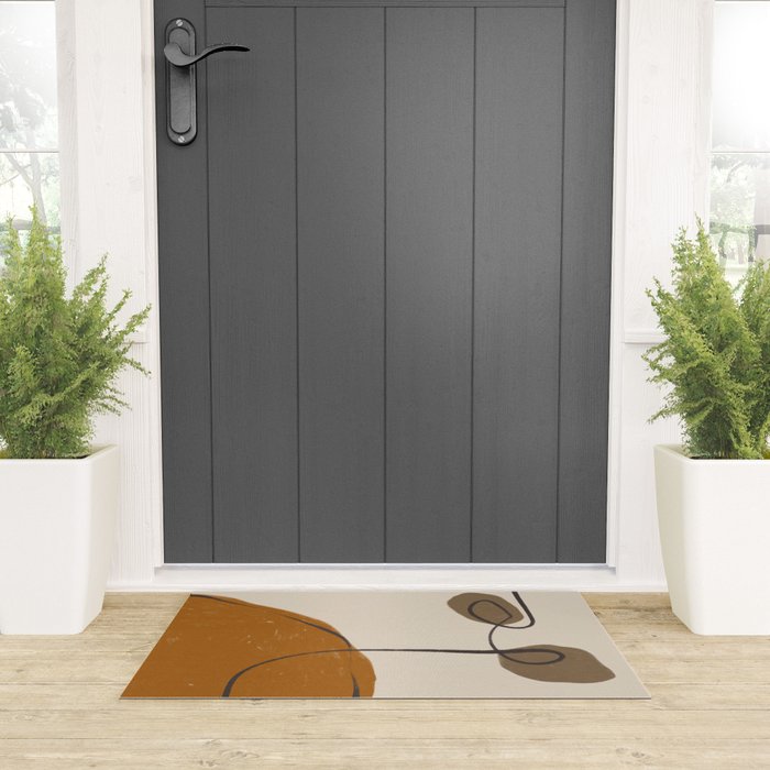 Modern Abstract Shapes #11 Welcome Mat Gallery Image 3