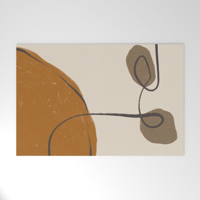 Modern Abstract Shapes #11 Welcome Mat Gallery Image 1