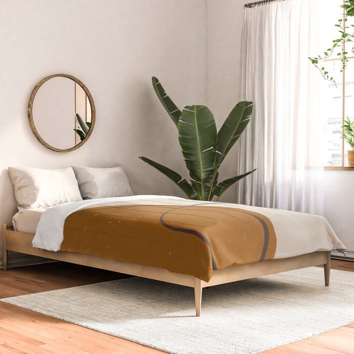 Modern Abstract Shapes #11 Comforter Gallery Image 2