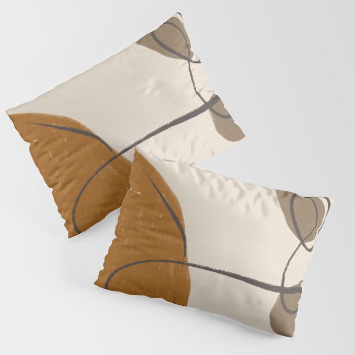 Modern Abstract Shapes #11 Pillow Sham Gallery Image 3