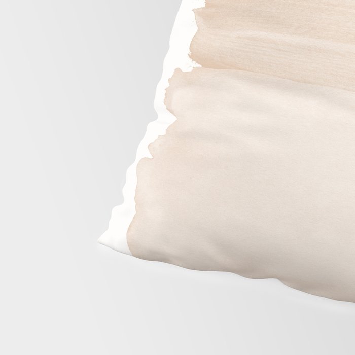 Warm Beige Abstract Minimalism #1 #minimal #ink #decor #art #society6 Pillow Sham Gallery Image 4