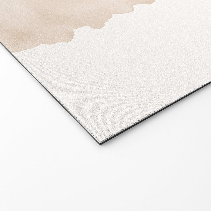 Warm Beige Abstract Minimalism #1 #minimal #ink #decor #art #society6 Welcome Mat Gallery Image 2