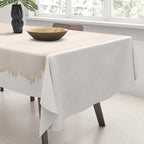 Warm Beige Abstract Minimalism #1 #minimal #ink #decor #art #society6 Tablecloth Gallery Image 3