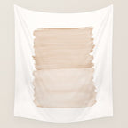 Warm Beige Abstract Minimalism #1 #minimal #ink #decor #art #society6 Wall Tapestry Gallery Image 4