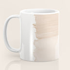 Warm Beige Abstract Minimalism #1 #minimal #ink #decor #art #society6 Coffee Mug Gallery Image 3