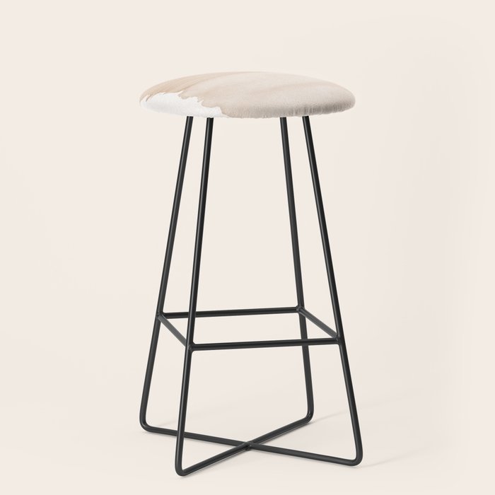 Warm Beige Abstract Minimalism #1 #minimal #ink #decor #art #society6 Stool Gallery Image 1