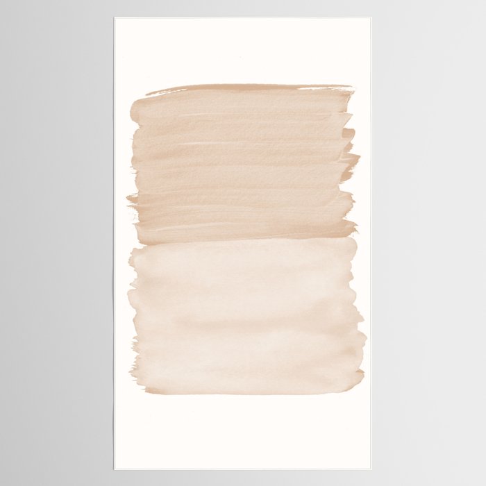 Warm Beige Abstract Minimalism #1 #minimal #ink #decor #art #society6 Tablecloth Gallery Image 2