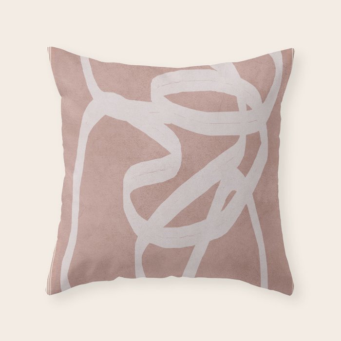 Abstract Flow I Throw Pillow Gallery Image 6