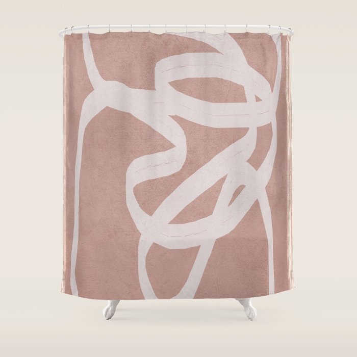 Abstract Flow I Shower Curtain Gallery Image 1
