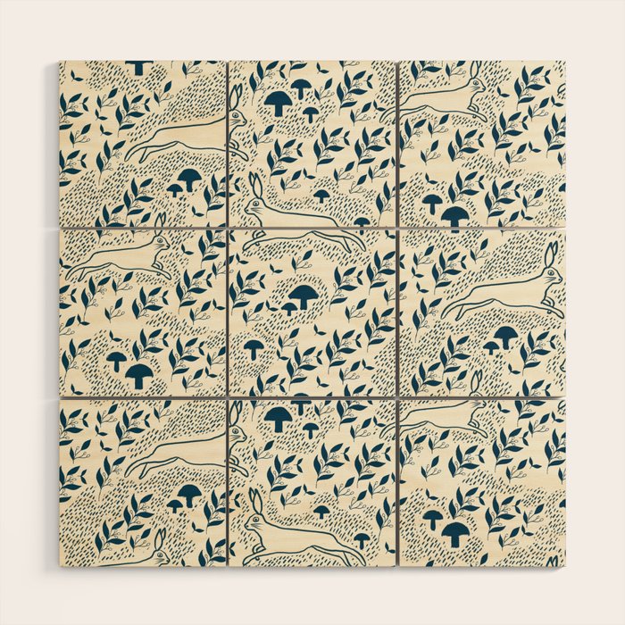 Moonshine Bunny Wood Wall Art Gallery Image 1