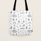 Simple Camping Tote Bag Gallery Image 1