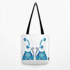 Vintage Rotary Phone - Blue Raspberry Tote Bag Gallery Image 2