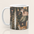 Fall Forest Impression With Wild Animals Moody Brown Coffee Mug Gallery Image 3