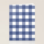 Blue Buffalo Check Stationery Card Gallery Image 2